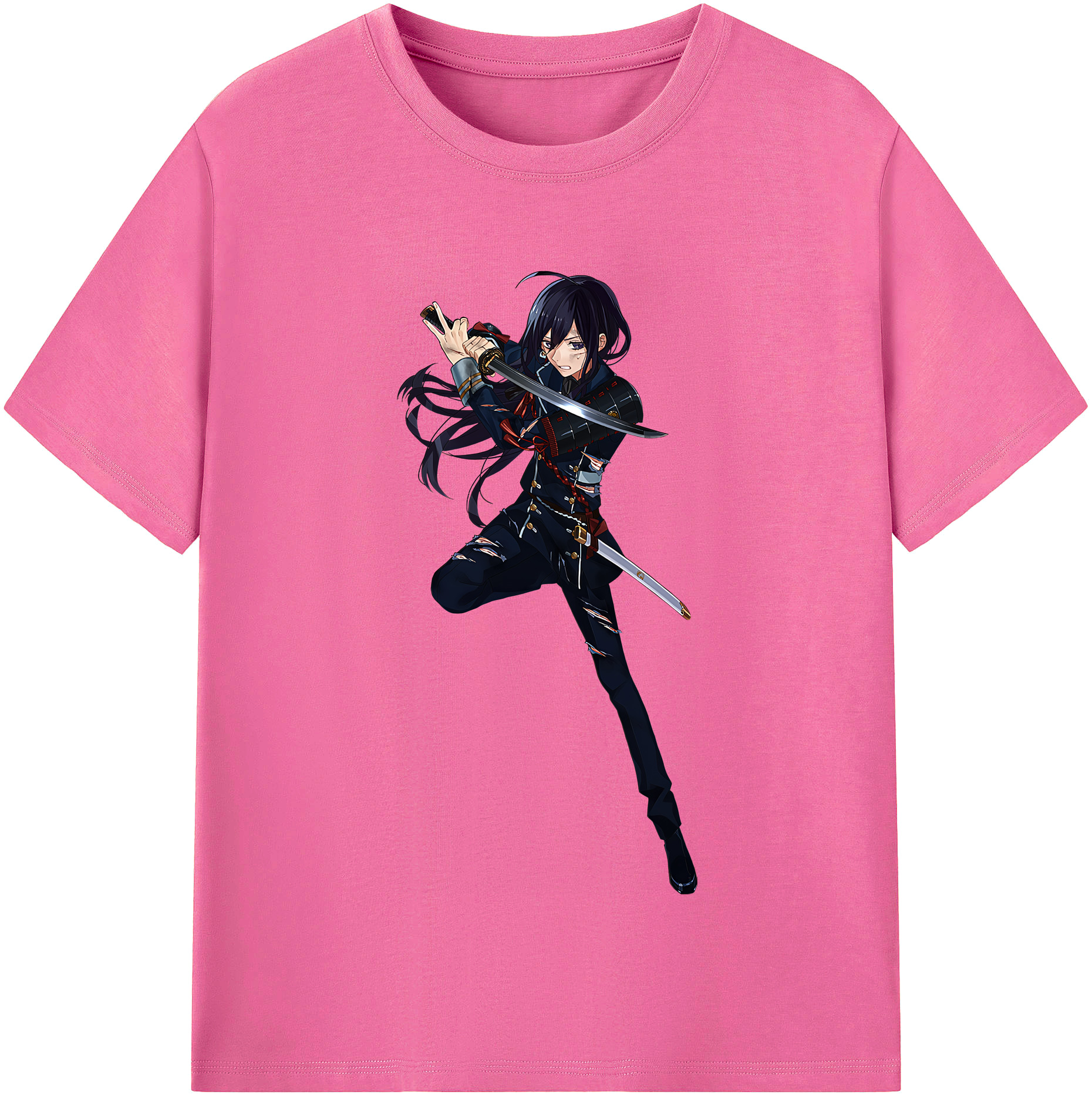 （画像用） 刀剣乱舞 Touken Ranbu レディースカジュアルプリントTシャツ（綿100％）